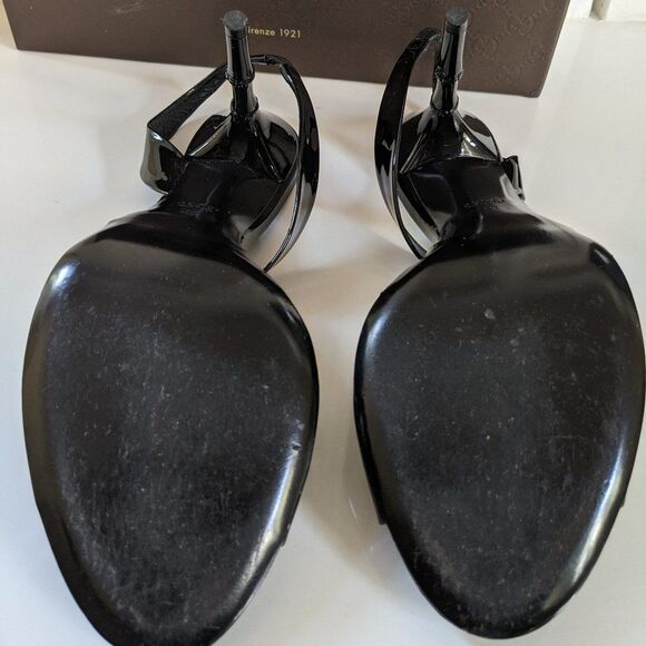 Gucci Vernice Crystal Sandal - Picture 5 of 12